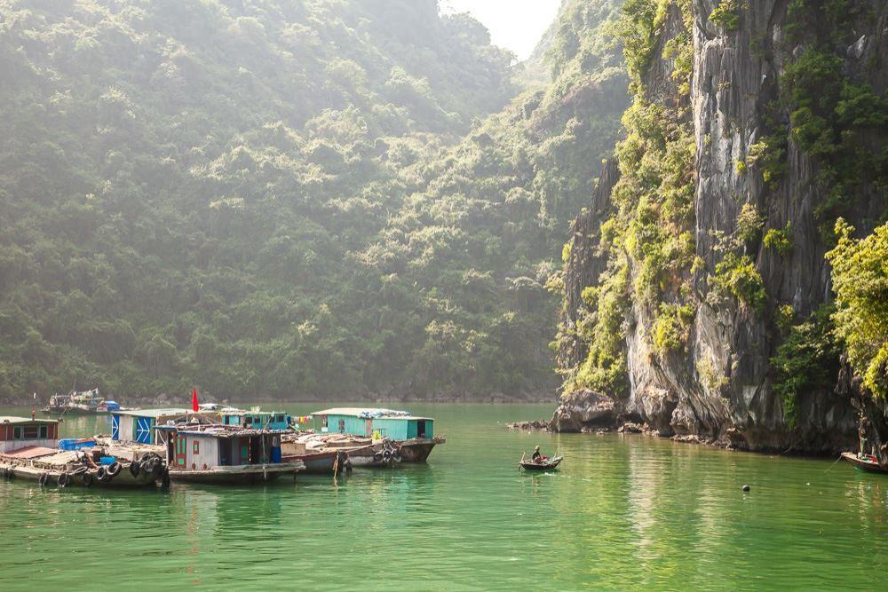 Hausboote in Halong